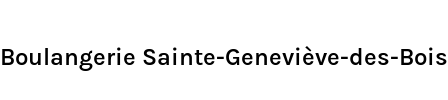 Boulangerie Sainte-Geneviève-des-Bois